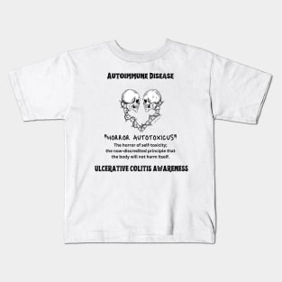 Ulcerative Colitis Awareness, Horror Autotoxicus Kids T-Shirt